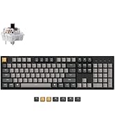 Keychron C2 Pro Wired Custom Mechanical Keyboard Full Size Layout QMK/VIA Programmable Macro Whit...