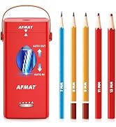 AFMAT Electric Pencil Sharpener, Rechargeable &amp; Cordless, Fully Automatic Pencil Sharpener for Cl...