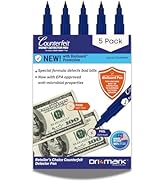 Dri Mark Counterfeit Money Detector Pen with Bioguard (5 Pack) Made in USA