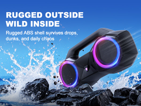 rugged wireless bluetooth speaker