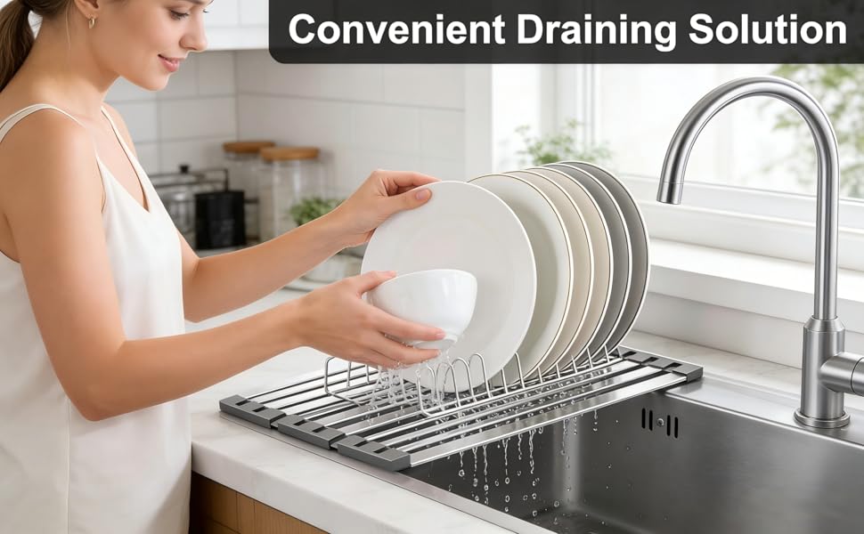 Roll up Dish Drying Rack