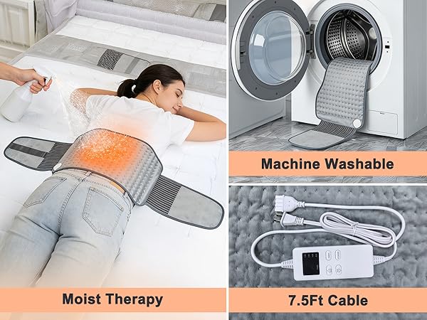 warp around heating pad