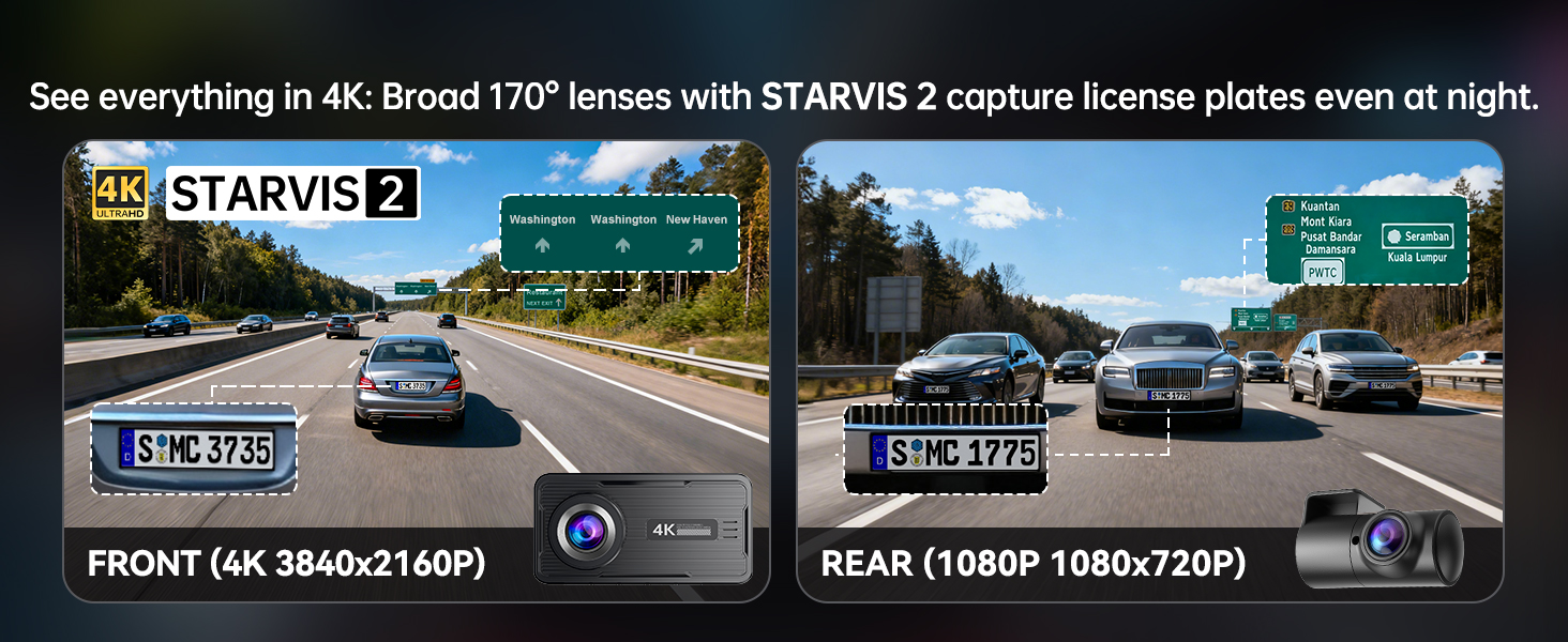 dashcam with rechargeable battery