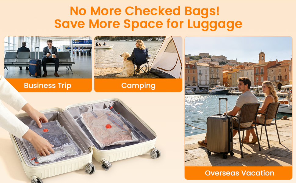 travel vacuum bags for luggage