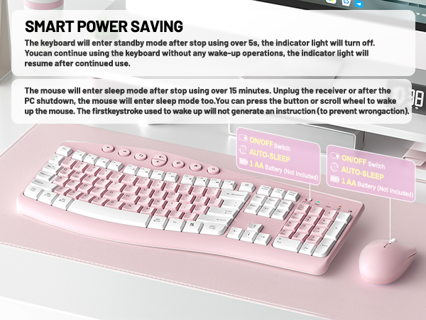 ergonomic keyboard and mouse 6