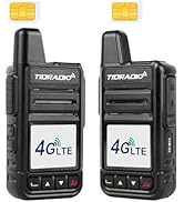 TIDRADIO TD-M15 Rapid Global Walkie Talkies 5000 Mile Long Range Poc radios, 4G LTE Unlimited Ran...