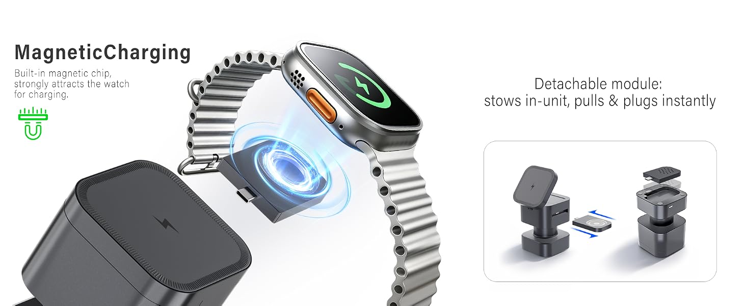 4 in 1 Magsafe Wireless Charging Station