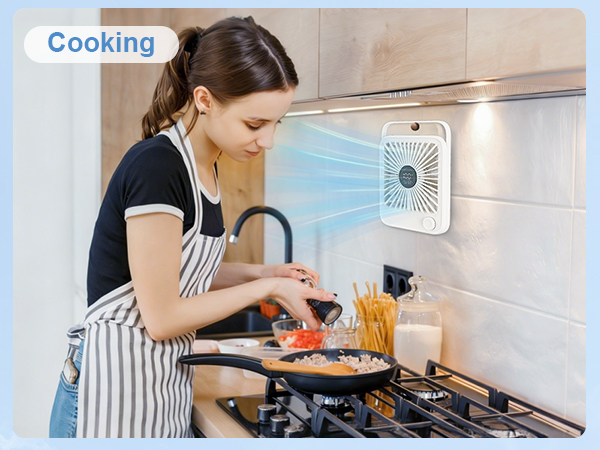 white portable desk fan