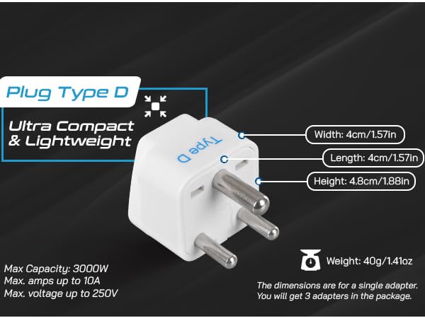 india travel adapter