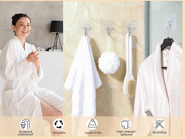 adhesive hooks for hanging
