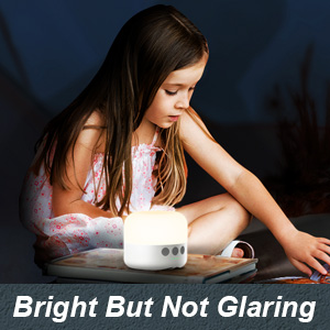 Bright but not glaring