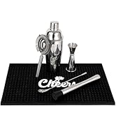 Lexenic Professional Starter Bartender Kit Cocktail Shaker Set,6 Piece - Home Bar Tool Set - Drin...