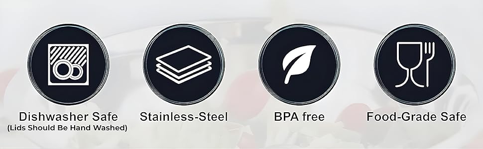 dishwasher safe - BPA free 