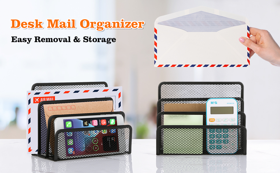 2 Pieces Desk Mail Organizer 1