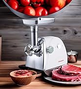Sunmile SM-G31 Electric Meat Grinder - Max 1HP 800W- ETL Meat Mincer Sausage Grinder, Stainless S...