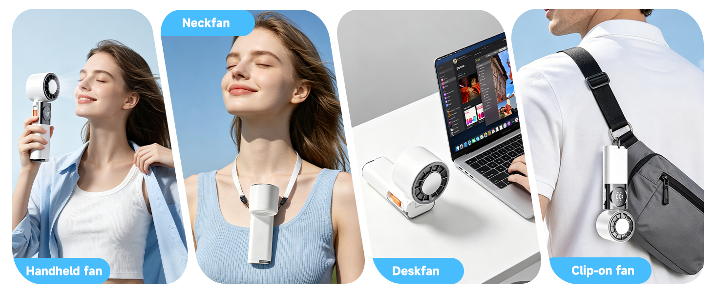 4 in 1 handheld fan