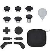 Mcbazel 13 in 1 Metal 6 Swap Thumbsticks Joysticks, 4 Trigger Paddles, 2 D-pads with Adjustment T...
