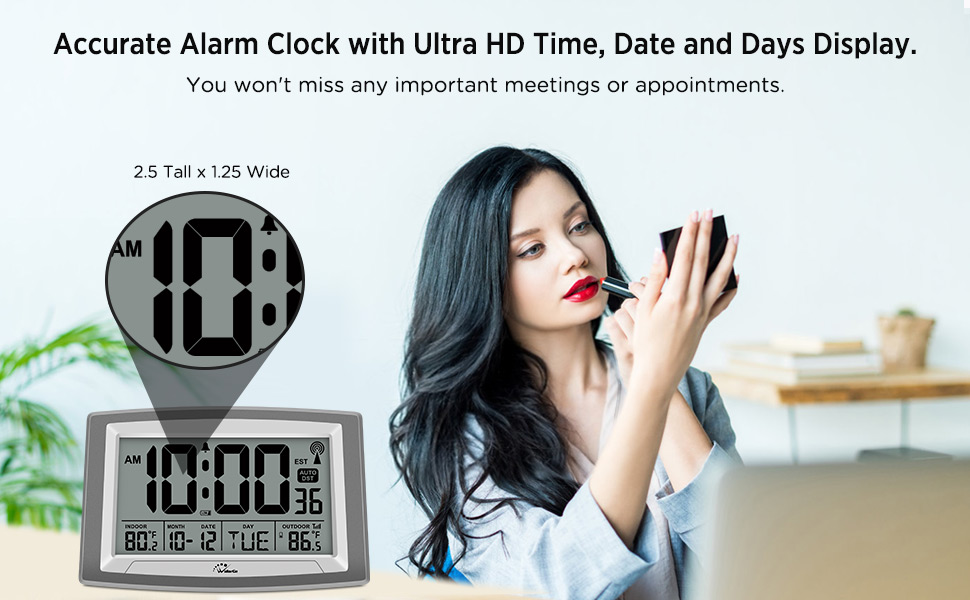 digital alarm clock for bedroom