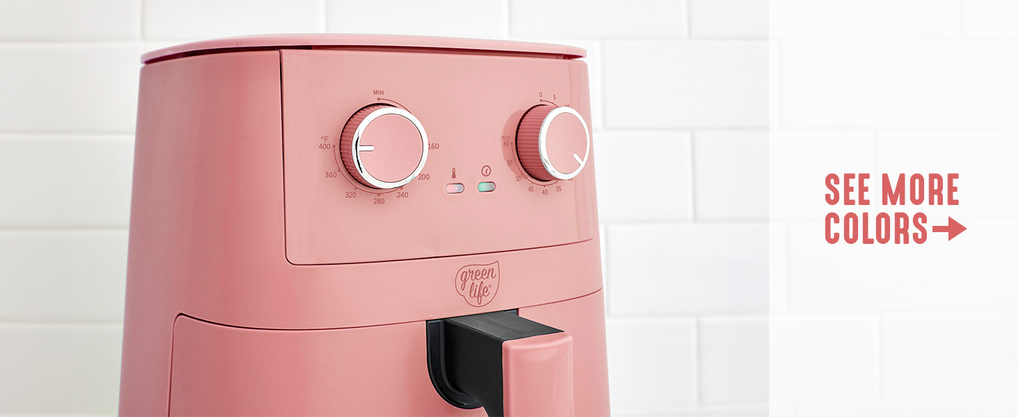 GreenLife, Ceramic Nonstick, PFAS-Free, Non-Toxic, Electrics, Air Fryer