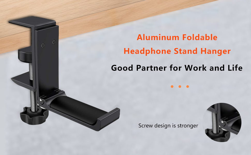 Foldable Headphone Stand Hanger