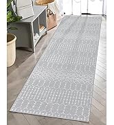 Lahome Moroccan Runners for Hallways 2x6 Washable Non-Slip Carpet Runner Throw Ultra-Thin Kitchen...