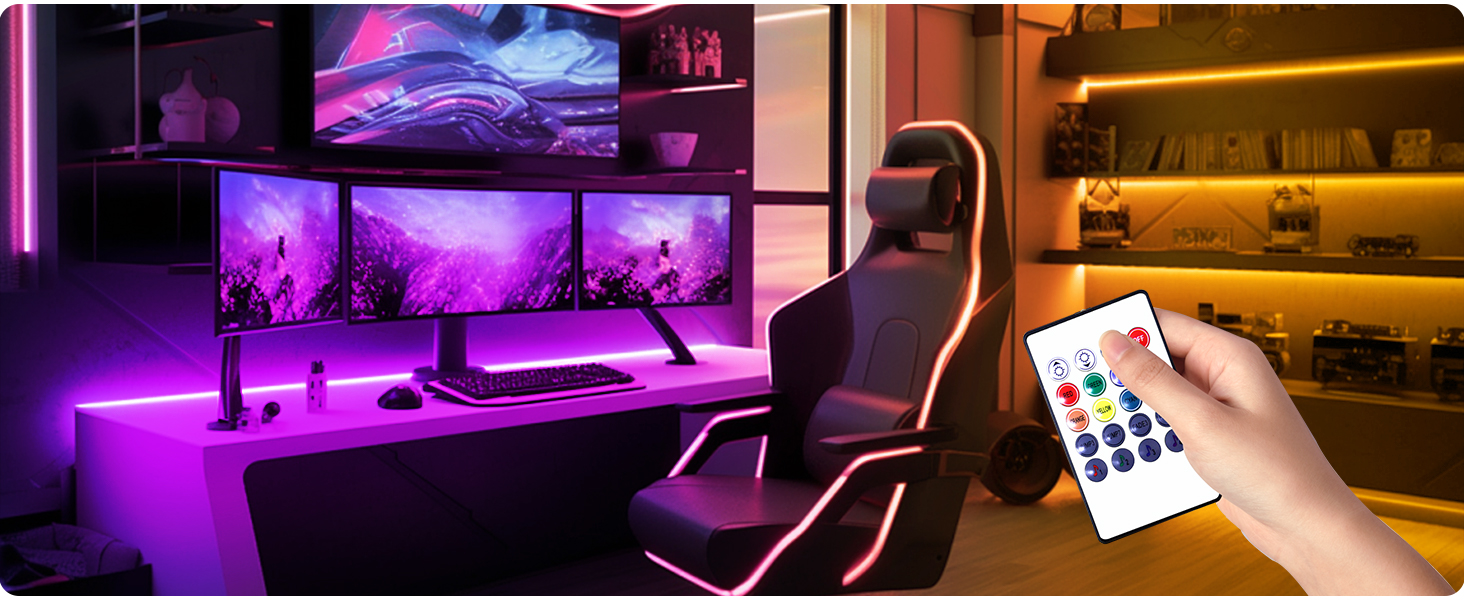 led light strip with remote