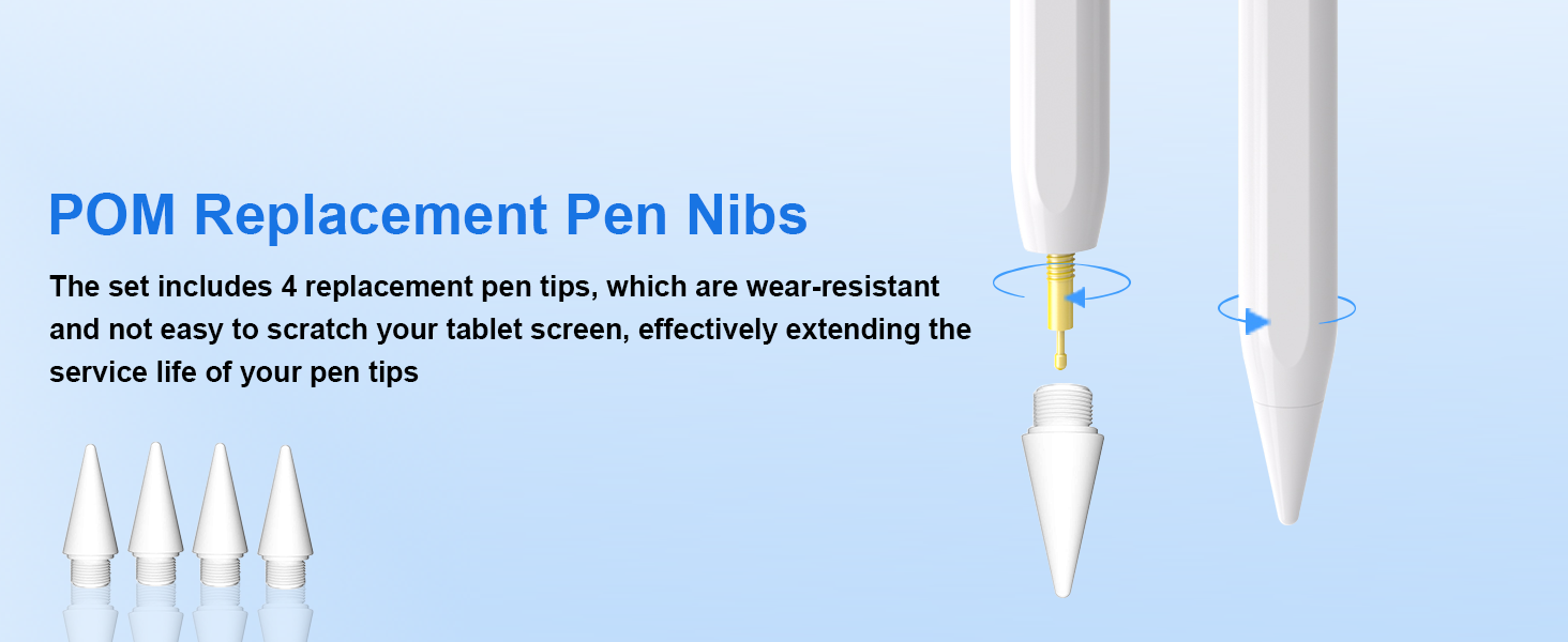 Replaceable stylus nibs