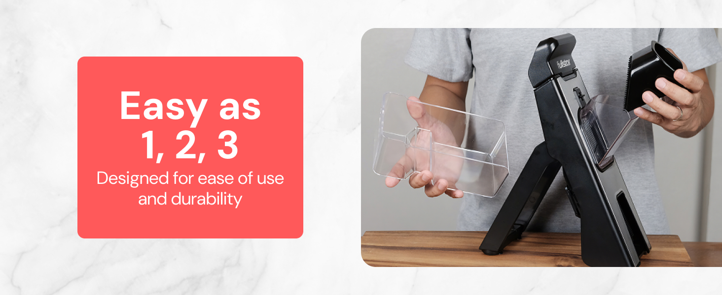 Fullstar Safe Mandoline Slicer was designed with durability and ease of use in mind