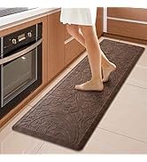 KMAT Kitchen Mat Cushioned Anti-Fatigue Floor Mat Waterproof Non-Slip Standing Mat Ergonomic Comf...