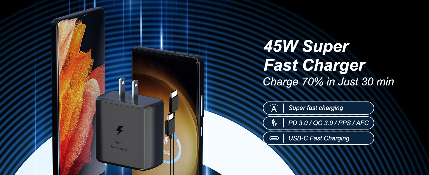 45w samsung super fast charger