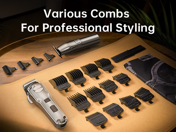 various combs for professional styling