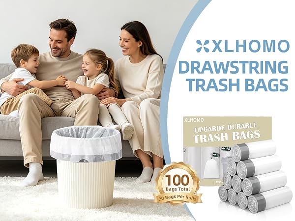 bathroom trash can bags