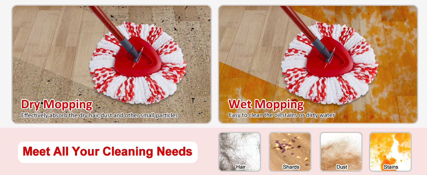O-Cedar EasyWring Deep Clean Refill