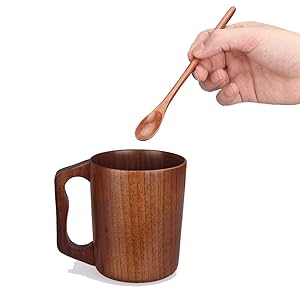 wooden mug