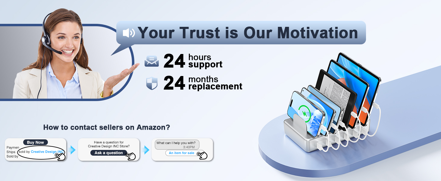 multi charger station