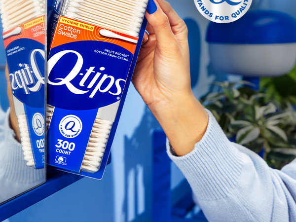 q-tips hygiene shield