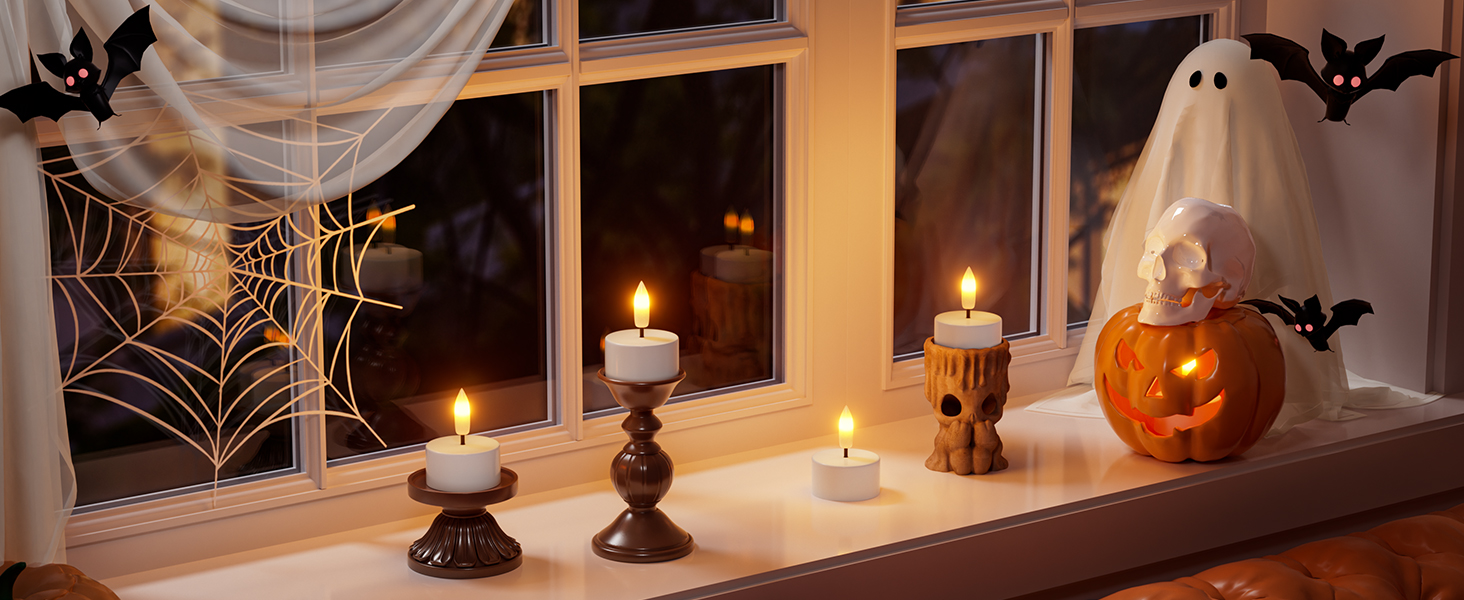 battery tea lights flickering