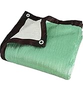 95% Green Aluminum Foil Shade Cloth Heavy Duty Fabric with Grommets Privacy Screen Pet Shade Car ...