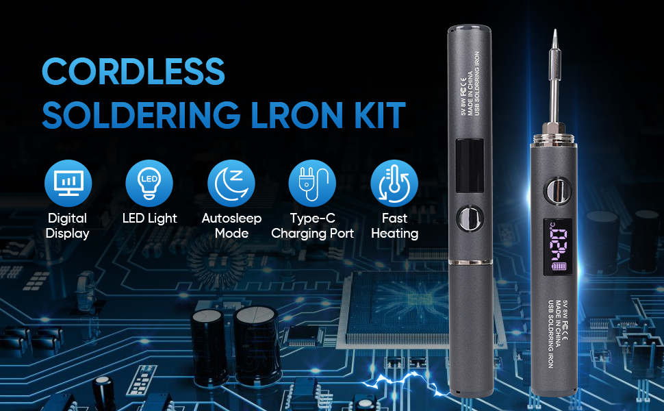 Cordless Soldering Iron Kit