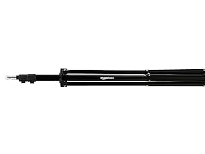 Basics lightweight, foldable aluminum photography lighting tripod stand