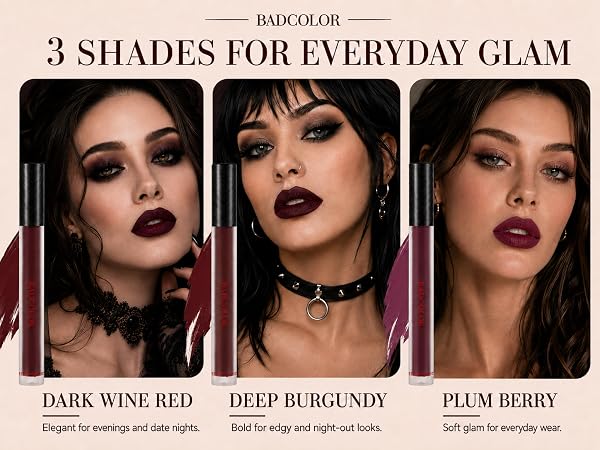 red lip stain