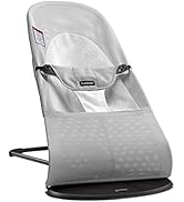 BabyBjörn Bouncer Balance Soft, Mesh, Silver/White (005029US)