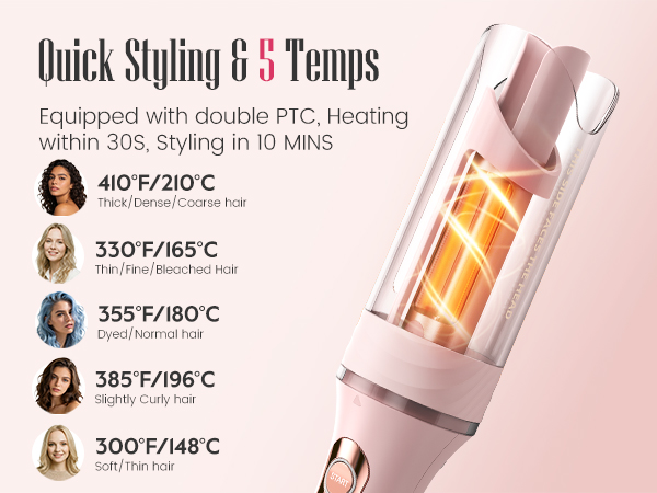beach waver curling iron