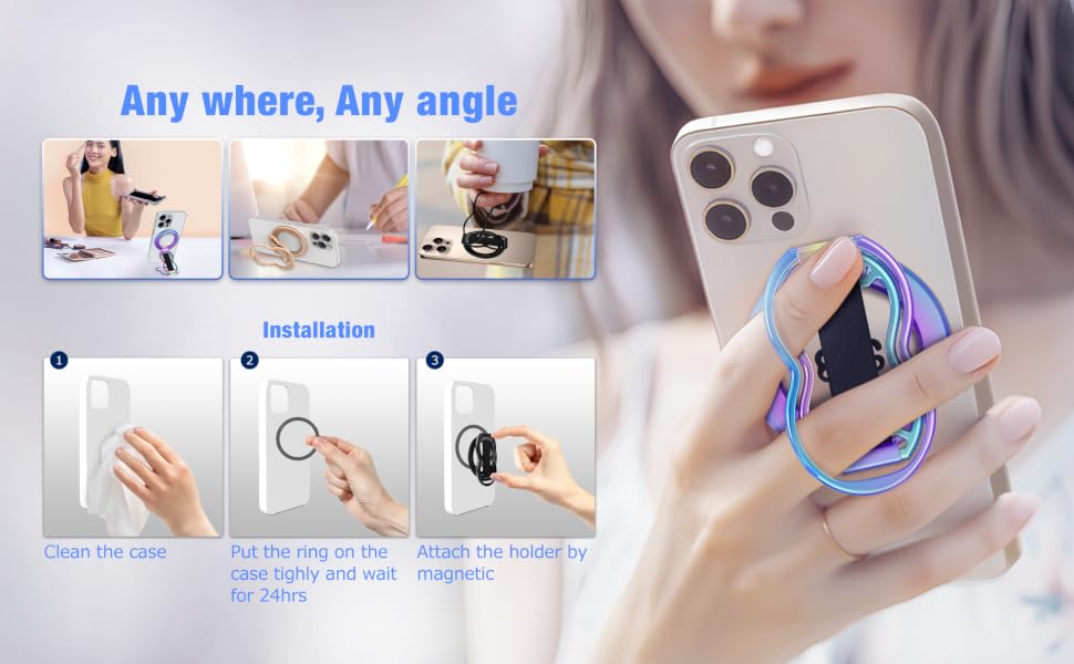 magsafe ring magnet, finger loop for phone case magsafe, magsafe finger loop, phone finger loop