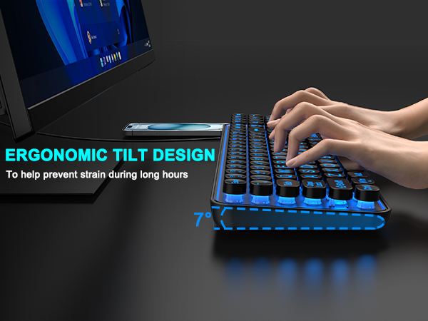 Large Print Backlit Keys