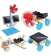 4 in 1 Solar Power &amp; Electric Motor STEM Kits,Science Experiment Projects for Kids Beginners,Elec...