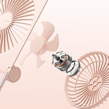 JISULIFE Small Desk Fan