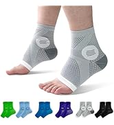 6Pairs Neuropathy Socks for Women and Men, Toeless Compression Socks, Soothe Relief Compression S...