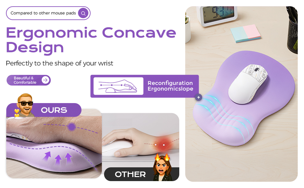 mouse pad wrist support