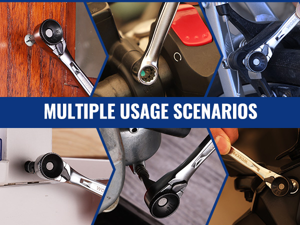 Mini Ratchet Wrench with 20PC Bits Set